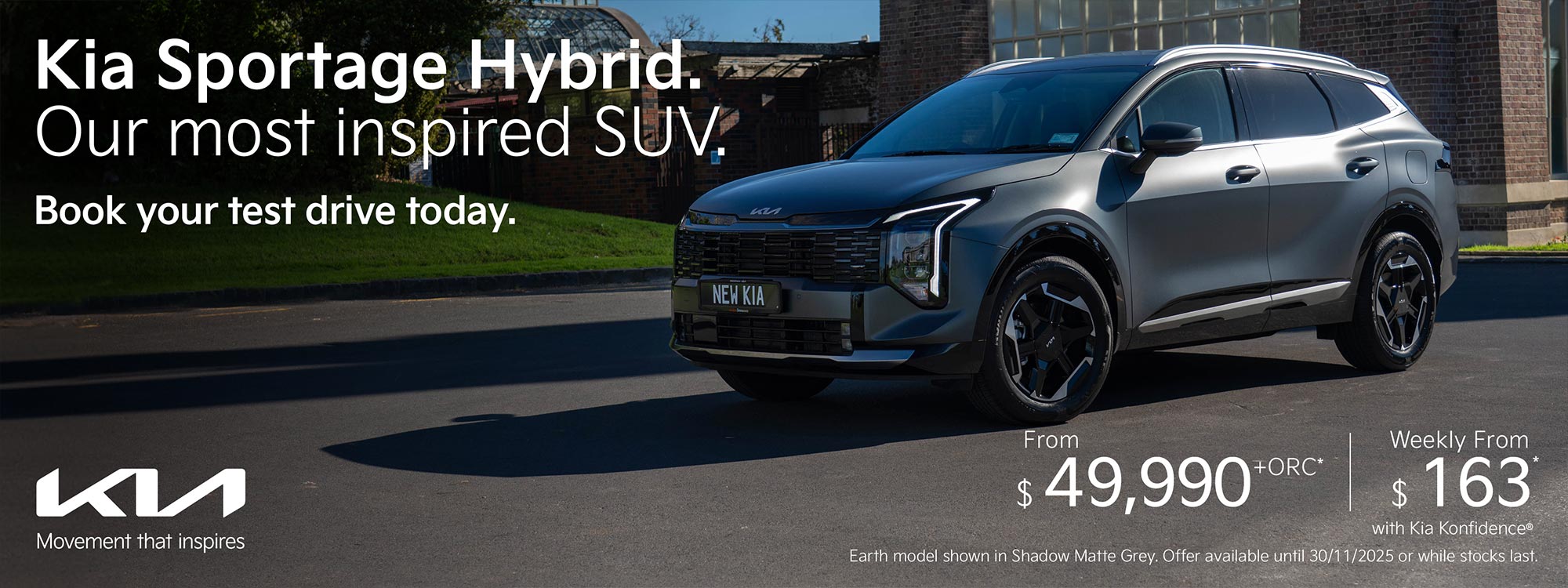 Banner Sportage Hybrid 750x Nov25